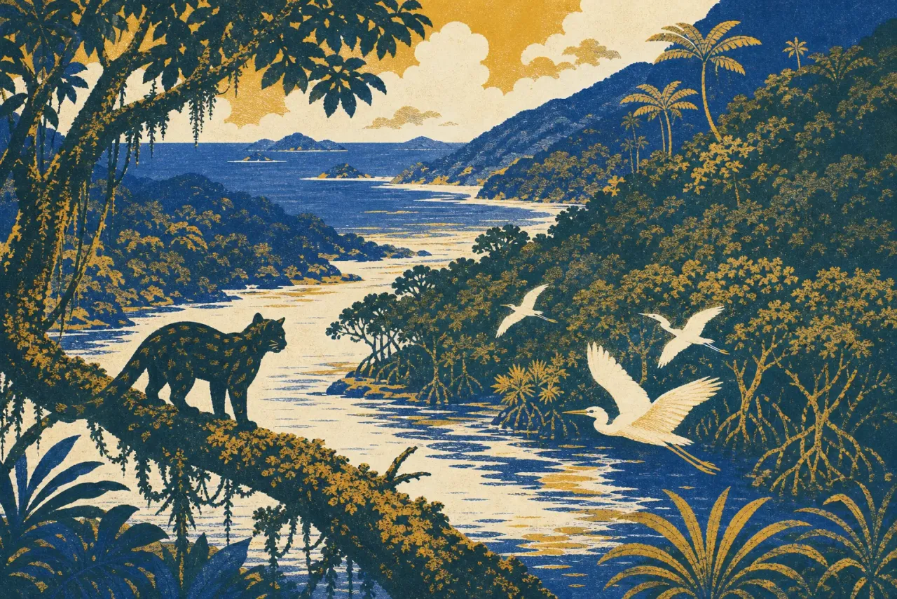 Amami-Okinawa Islands (Amami Oshima / Yanbaru / Iriomote) illustration