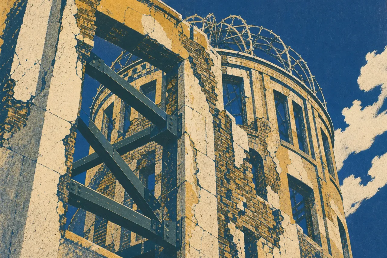 The Building That Refused to Fall: Why the Genbaku Dome Looks the Way It Does illustration