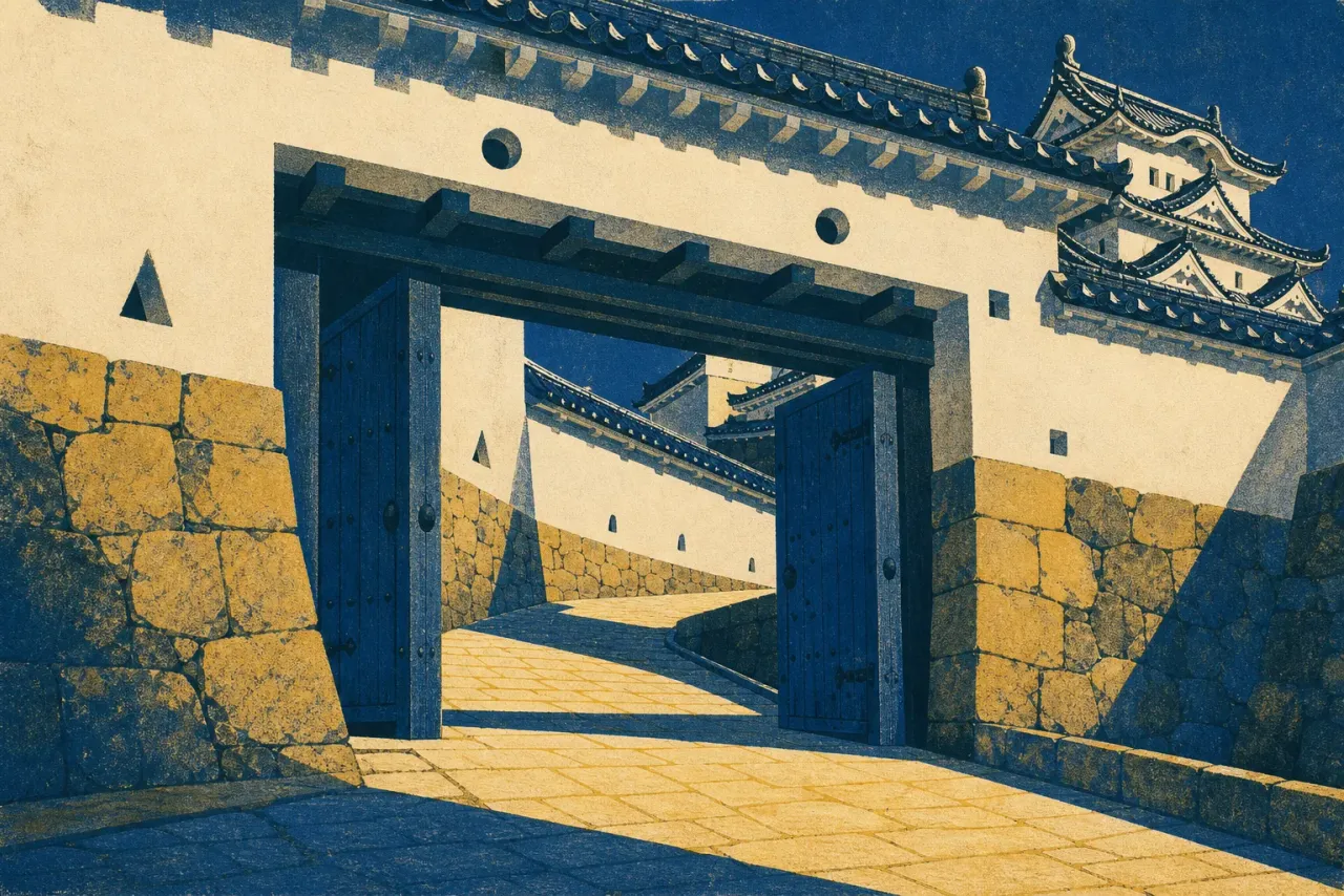 Himeji Castle in Half a Day: Beating the Crowds at Japan's Greatest Original Castle illustration