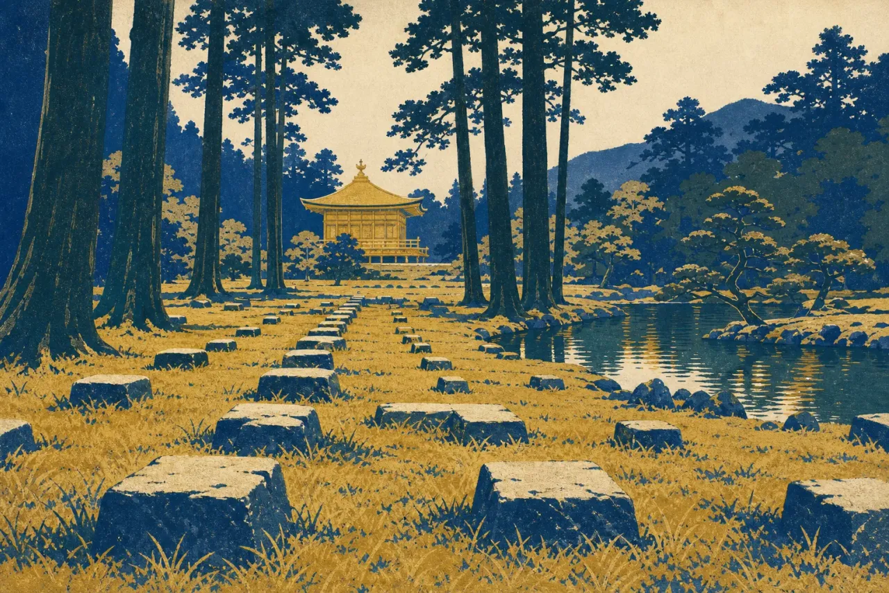 The Golden Hall and the Vanished City: How to Read Hiraizumi in Half a Day illustration