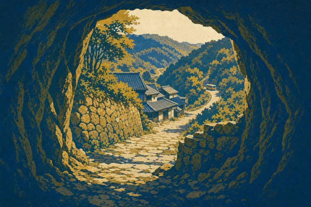 The mine that doesn't look like a mine: reading Iwami Ginzan in half a day illustration
