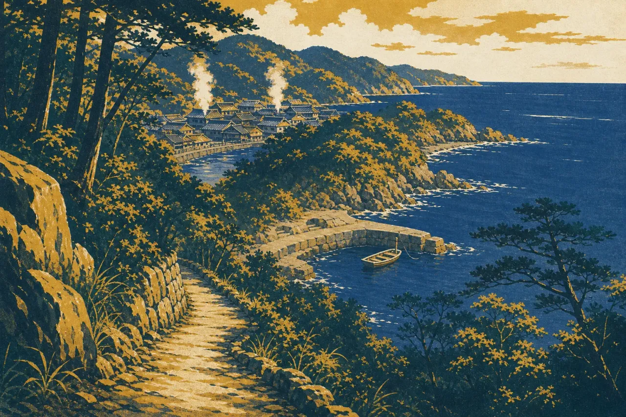 Follow the silver to the sea: the ports, roads and hot springs most visitors never reach illustration