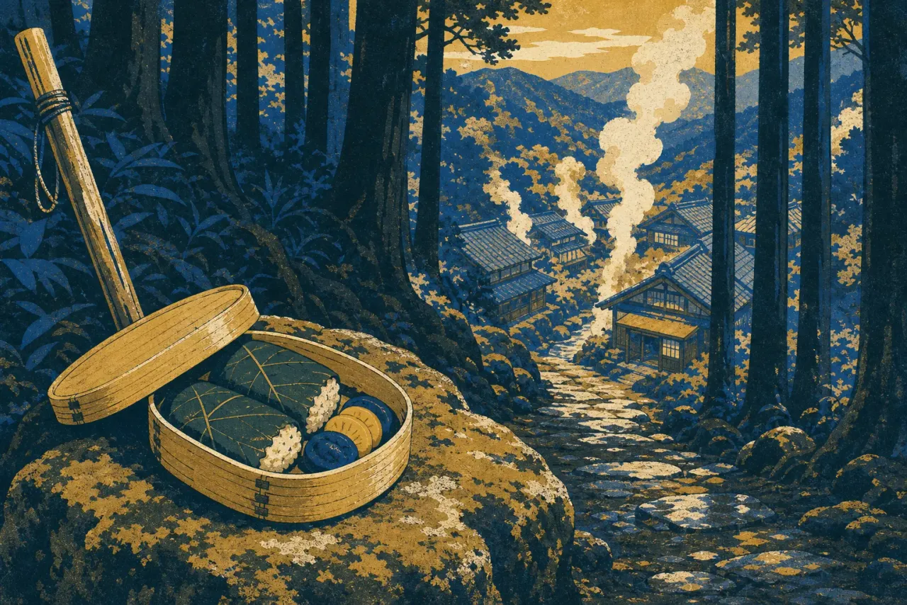 Two Days on the Nakahechi: Walking, Soaking, and Eating the Kumano Pilgrim Way illustration