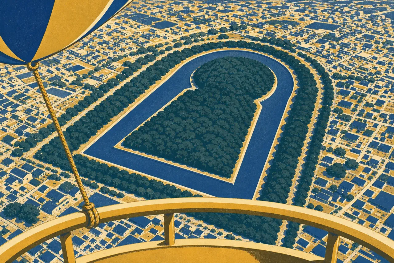 You Cannot See the Keyhole from the Ground: A Half-Day Plan for Osaka's Ancient Tombs illustration