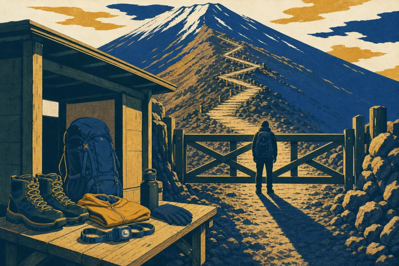 Permits, gates and a 14:00 curfew: climbing Mount Fuji under the 2026 rules illustration