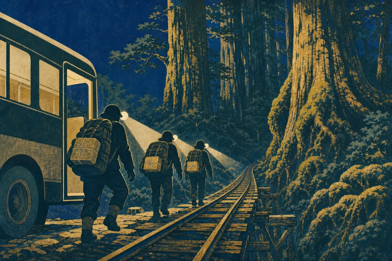 Twenty-Two Kilometers Before Breakfast: How to Actually Reach Jomon Sugi illustration