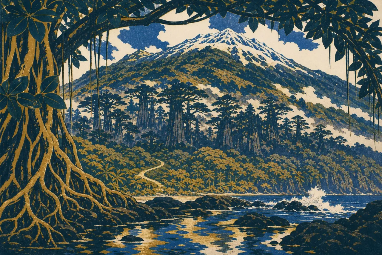 Japan in Miniature: Reading Yakushima's Forest from the Shoreline to the Snowline illustration