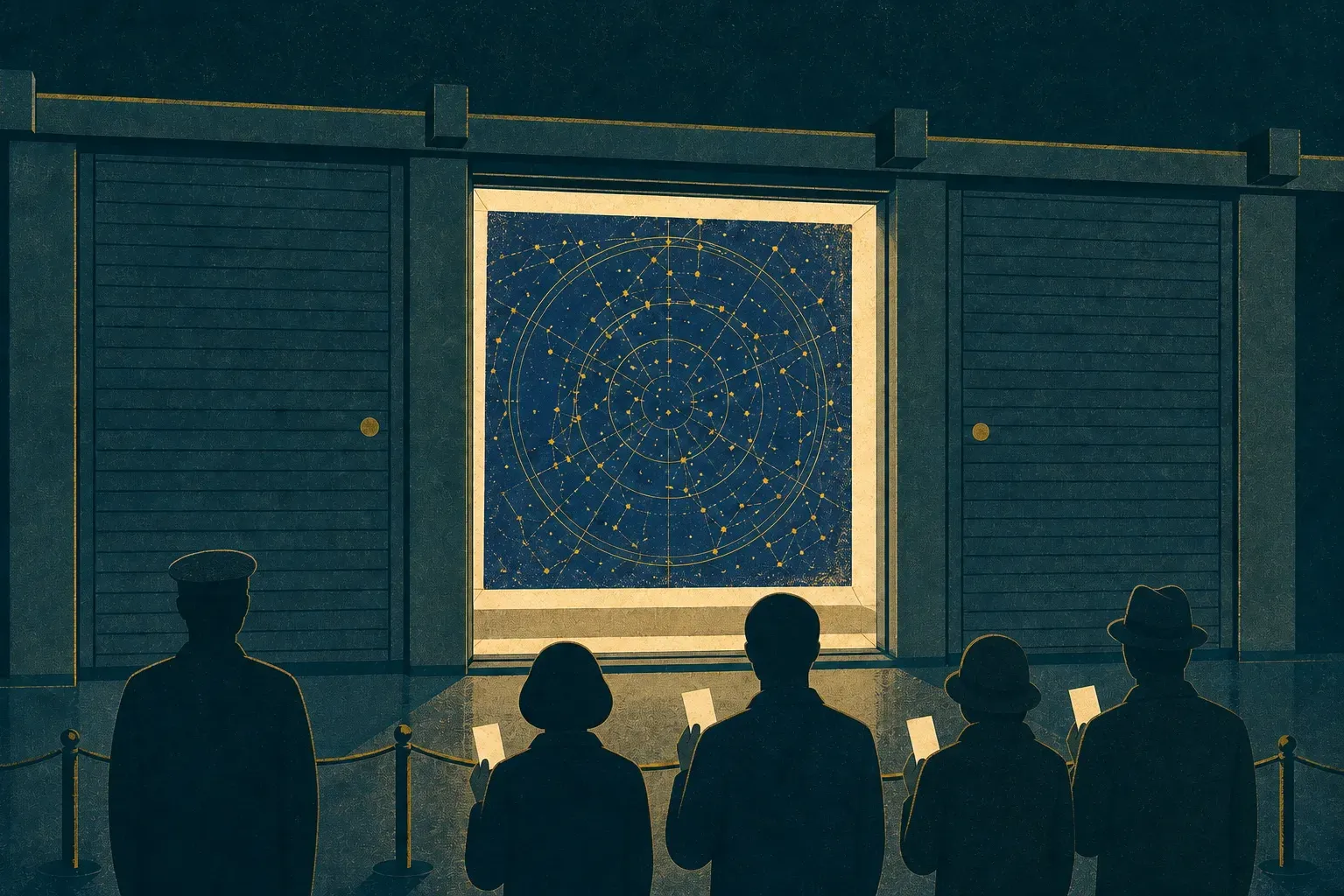 The Star Map That Opens a Few Weeks a Year illustration