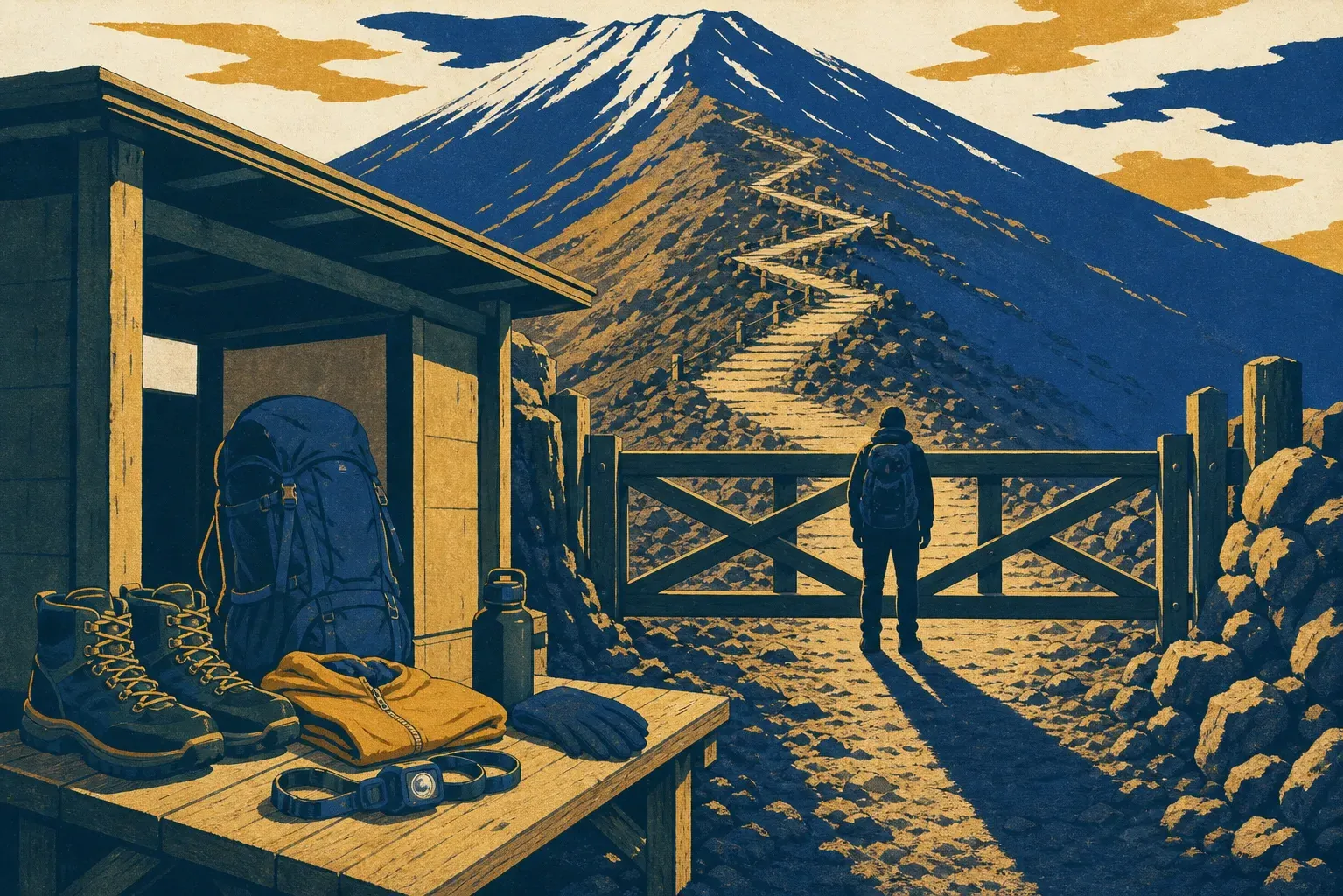 Permits, gates and a 14:00 curfew: climbing Mount Fuji under the 2026 rules illustration