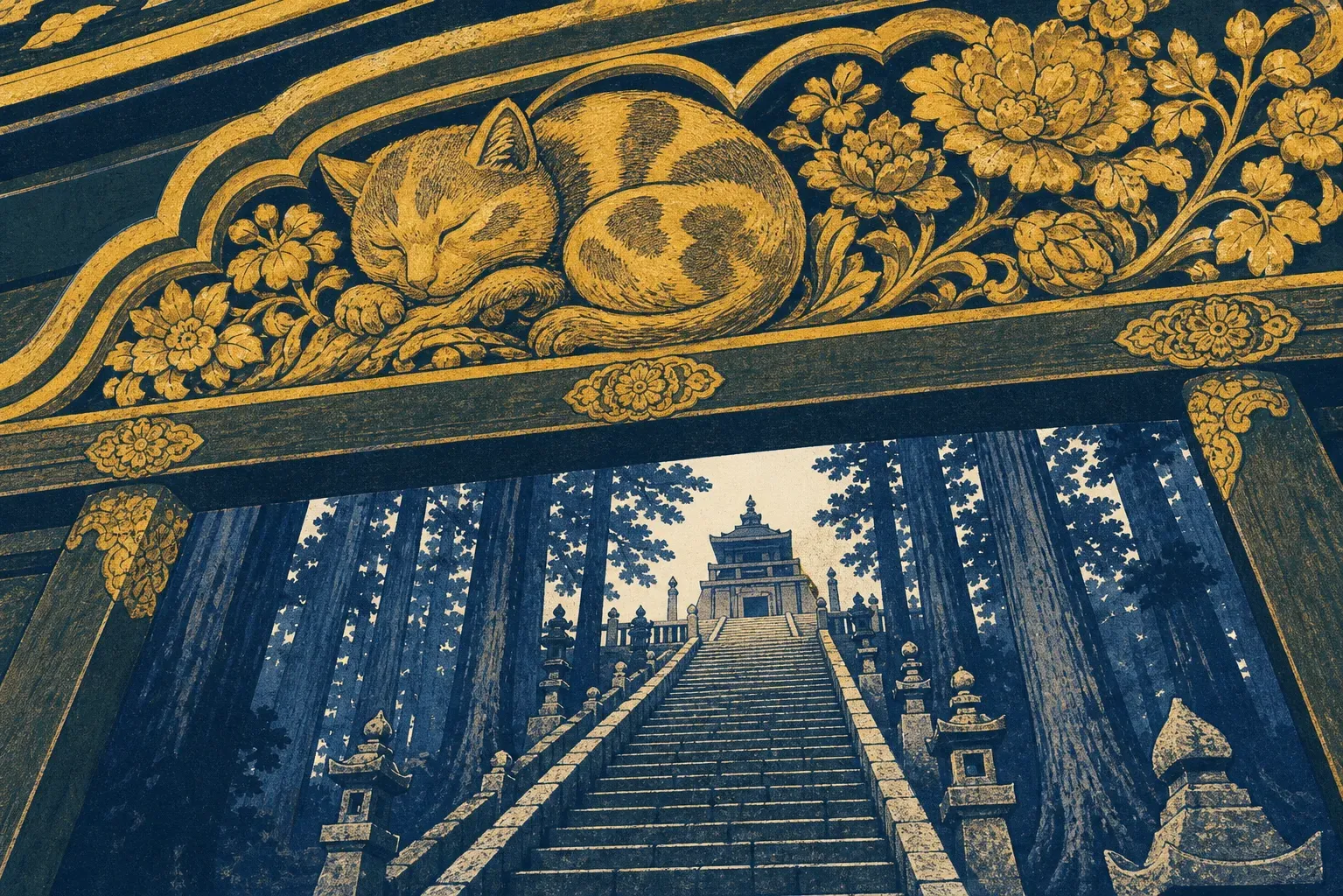 Why is Toshogu so gaudy? Reading the monkeys, the cat, and the politics of gold illustration