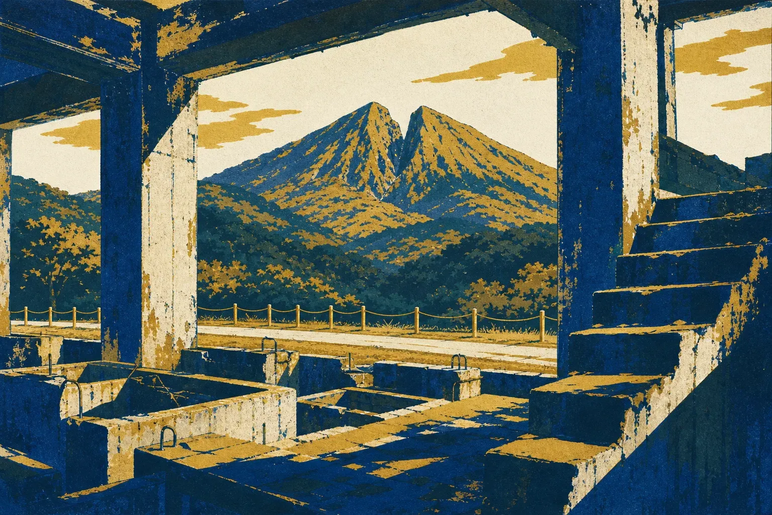 The split mountain and the concrete ruin: why only half of Sado's mining past is World Heritage illustration