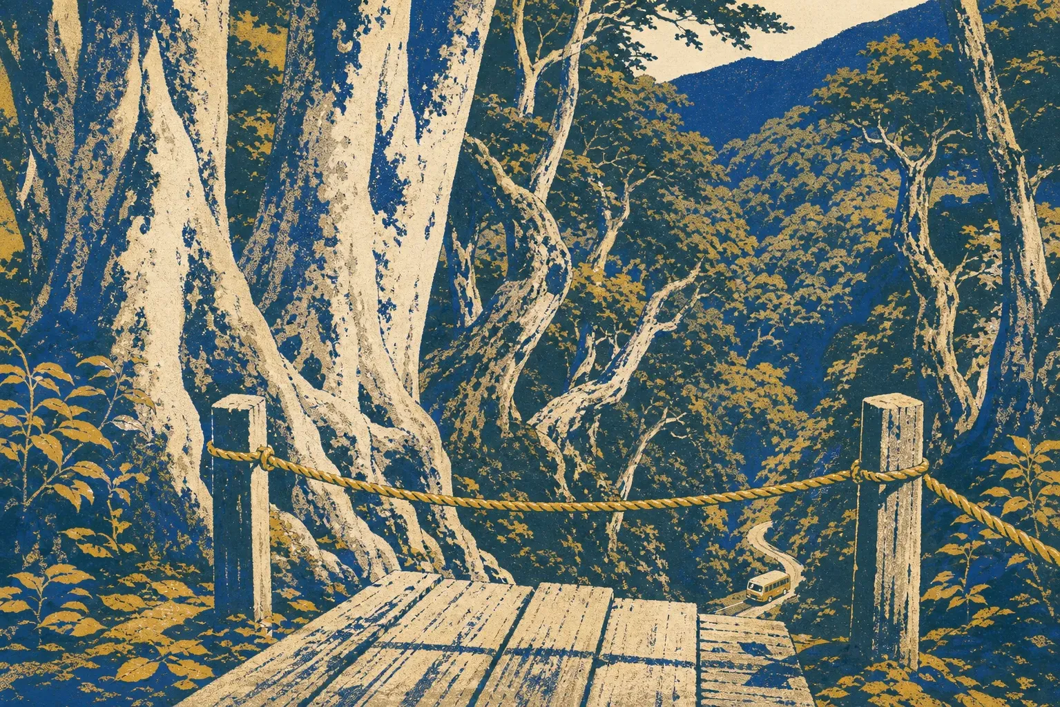 The forest you are not allowed to enter: making sense of Shirakami-Sanchi in one day illustration